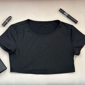 Black Crop Top